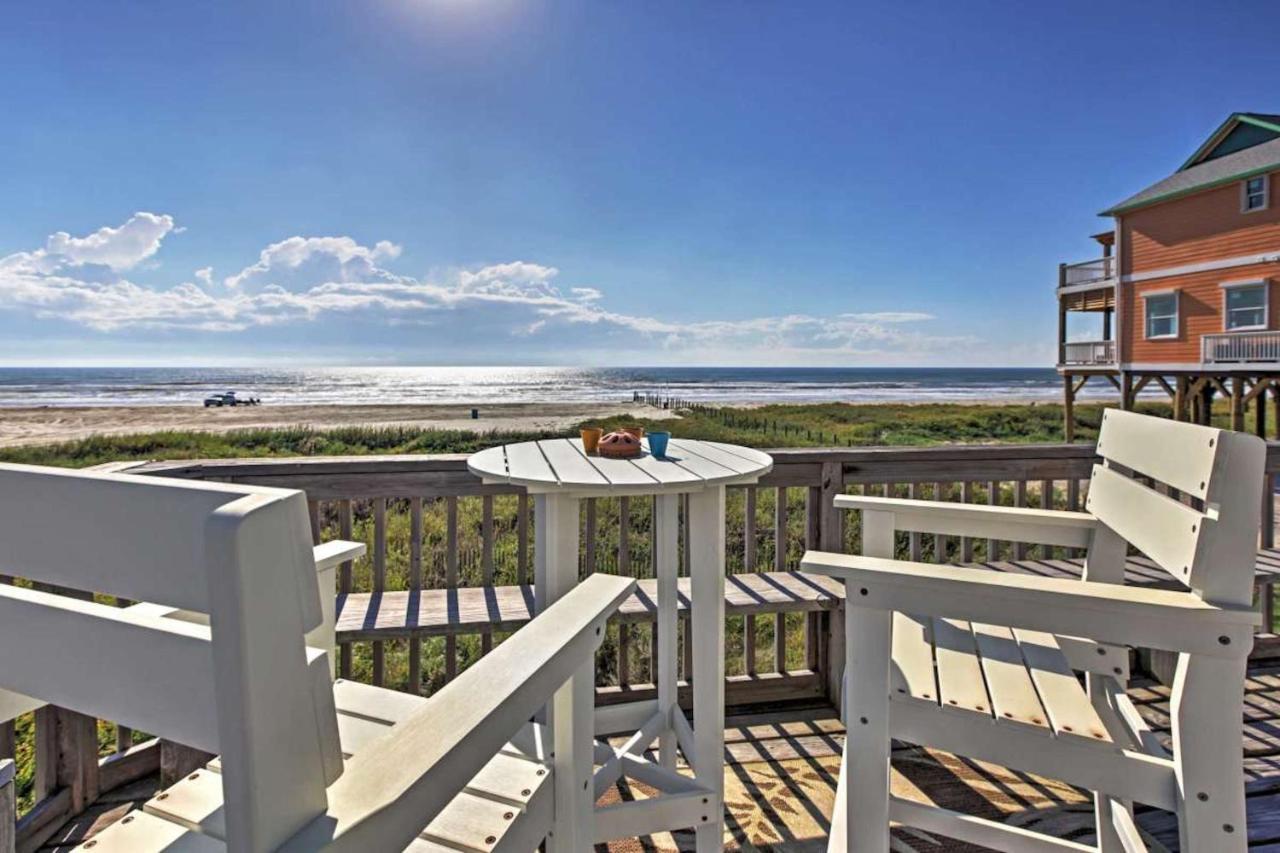 Villa Gulf Front Retreat à Galveston Extérieur photo