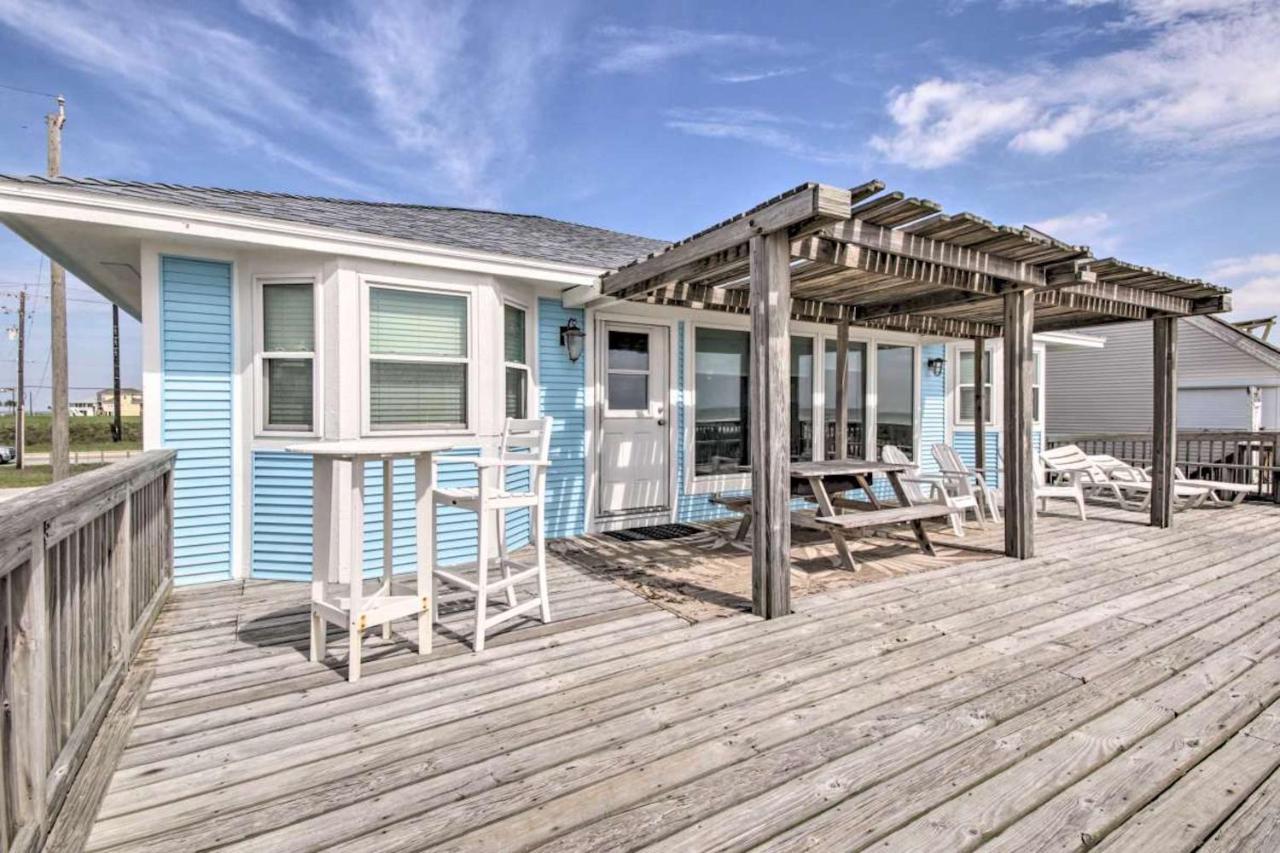Villa Gulf Front Retreat à Galveston Extérieur photo